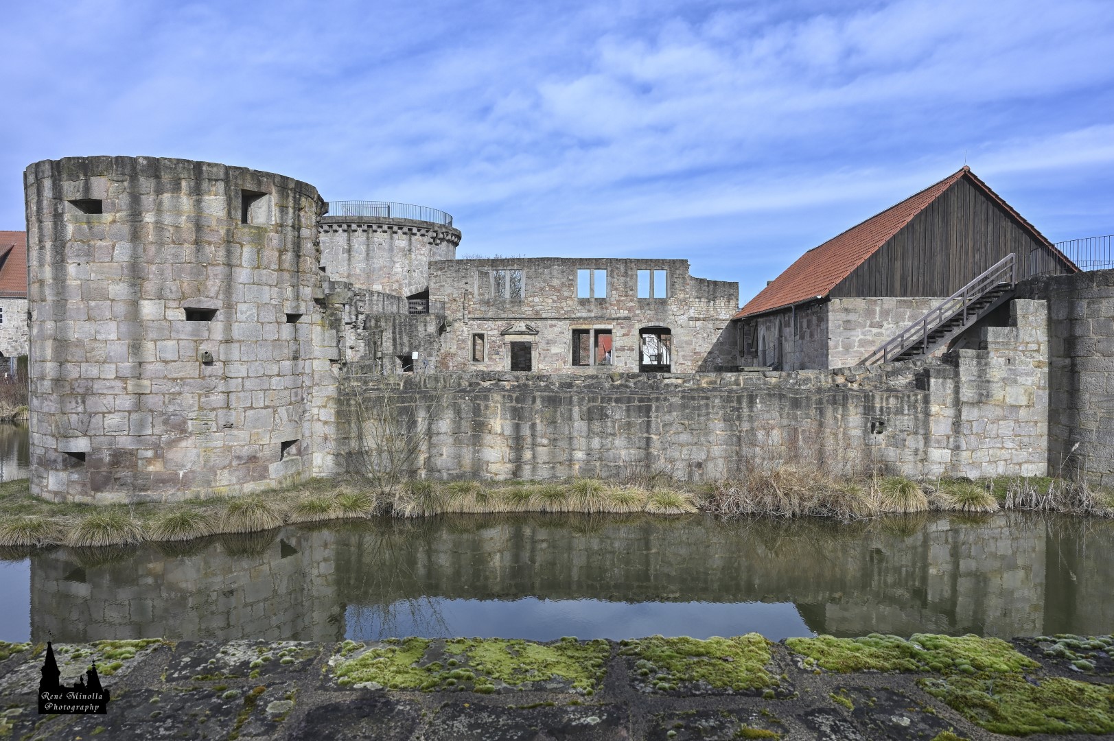 Wasserburgruine Friedewald, Friedewald, Hessen